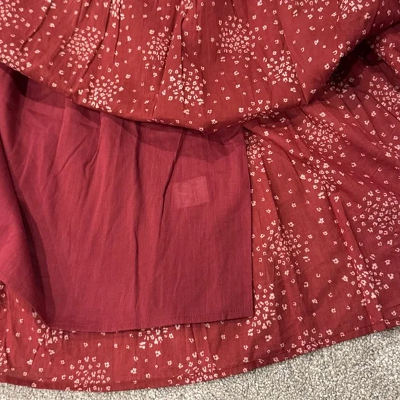 Ivy City co Gracie Maxi Dress in Wine burgundy Cotton size small NWT - Picture 8 of 13